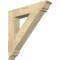 Ekena Millwork Traditional Traditional Rough Sawn Bracket, Douglas Fir, 4"W x 24"D x 24"H BKT04X24X24TRA01RDF - alternate 1